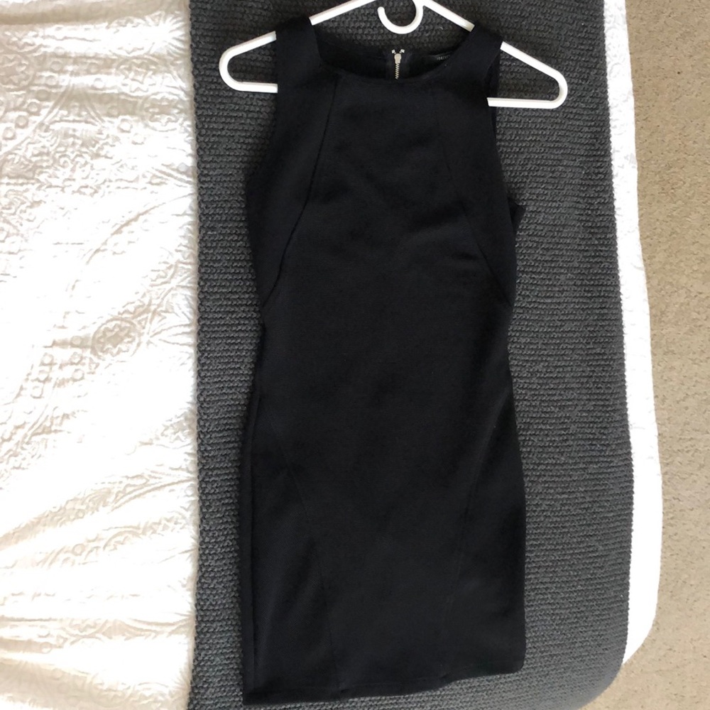 Tight black dress